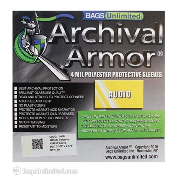 POLYESTER (Mylar) Sleeve 4mil for 7